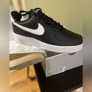 Men’s size 12 Black and White Air Force 1